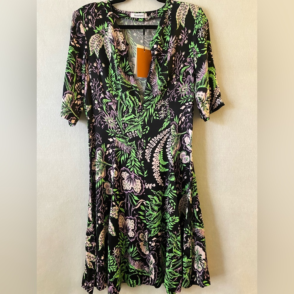 New Rodebjer Kandy Vegetal Dress - Picture 11 of 13